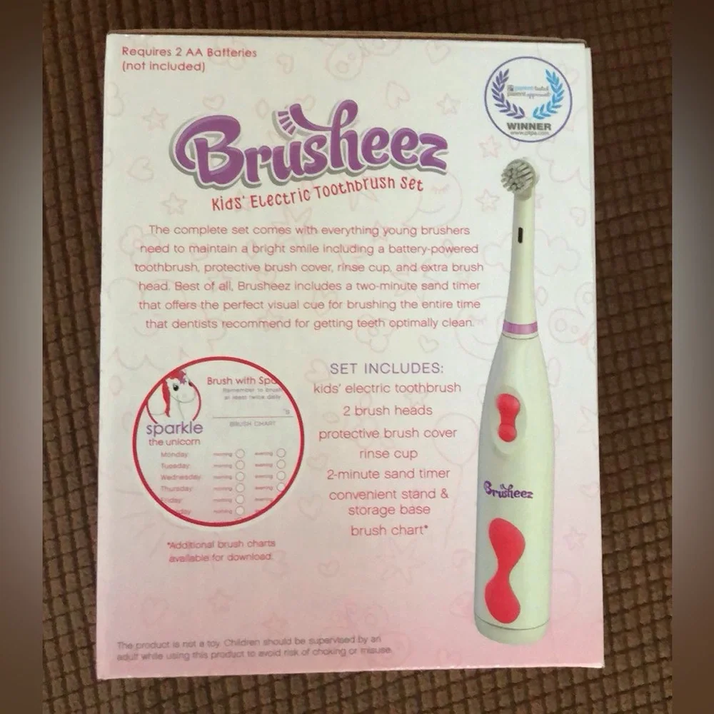 Brusheez Sparkle The Unicorn Electric Toothbrush Set